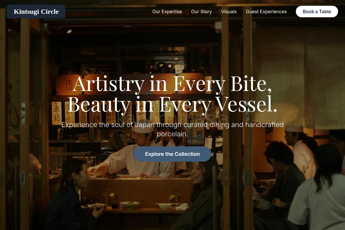 Porcelain Japanese Food