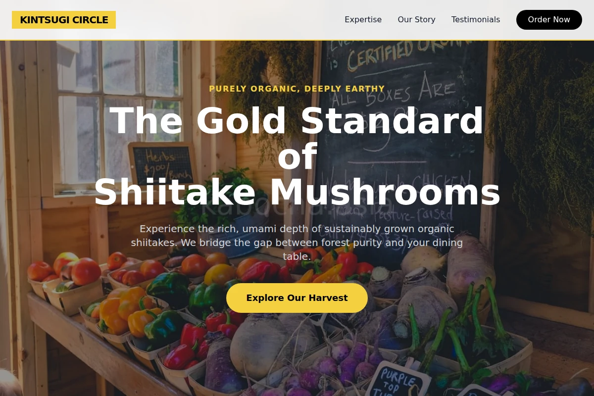 Shiitake Organic Food